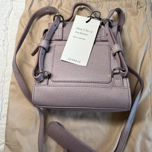 NWT Senreve Alunna Mini Backpack and Handbag in Lilac - Picture 6 of 6